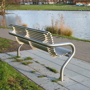 CL001 stainless steel seat, from benchmark design limited