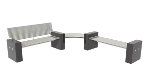 Our new Plaza range, made from 316 stainless steel and granite.
