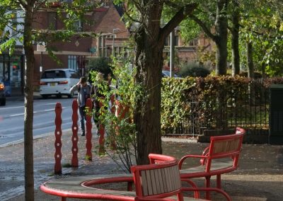 Shoreline Sl007 Exeter bench. From our one off street furniture range.