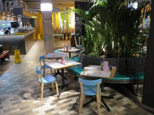 benchmark design limited, street furniture CL010 centerline curved seat. Powder coated finish