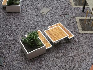 Table from benchmark design street furniture