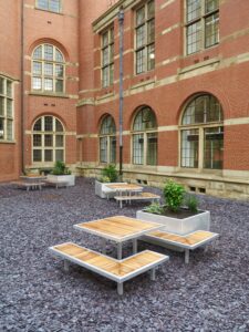 Campus modular street furniture
