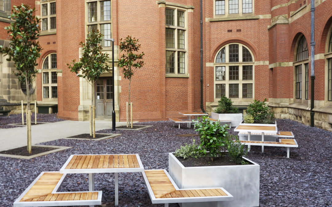 Co-ordinated furniture for the University of Birmingham