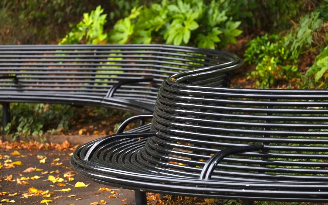Curved Street furniture for Alexandra Park, Windsor