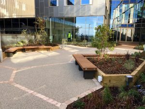 benchmark design street furniture. Our next Exeter range