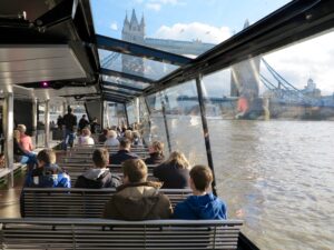 bespoke interior stainless steel benches for London ferry