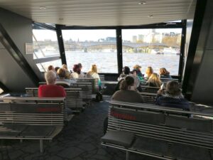 stainless steel benches for busy ferry
