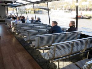 2m long seats for interior of busy ferry