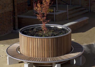 Bespoke planter and bench