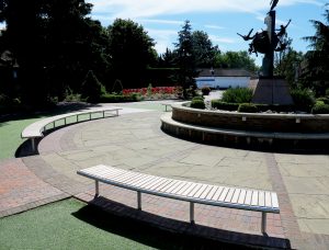 Bespoke length park benches