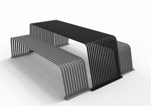 picnic set - table and bench - street furniture from