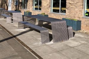 stainless steel picnic tables