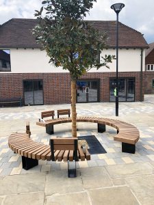 Exeter bench from benchmark street furniture