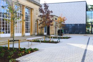 Bath Spa University benchmark street furniture