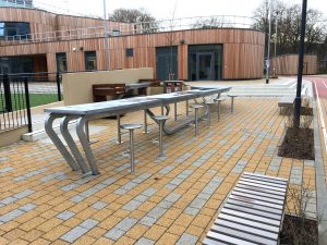 stainless steel street furniture