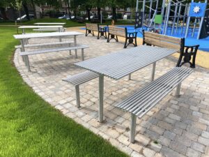 BL025 stainless steel picnic set