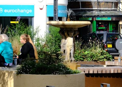 Cheltenham pocket park street furniture