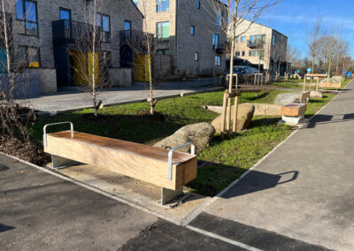 2.3m reclaimed timber bench