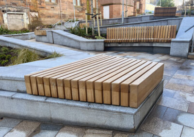 Hardwood timber platform